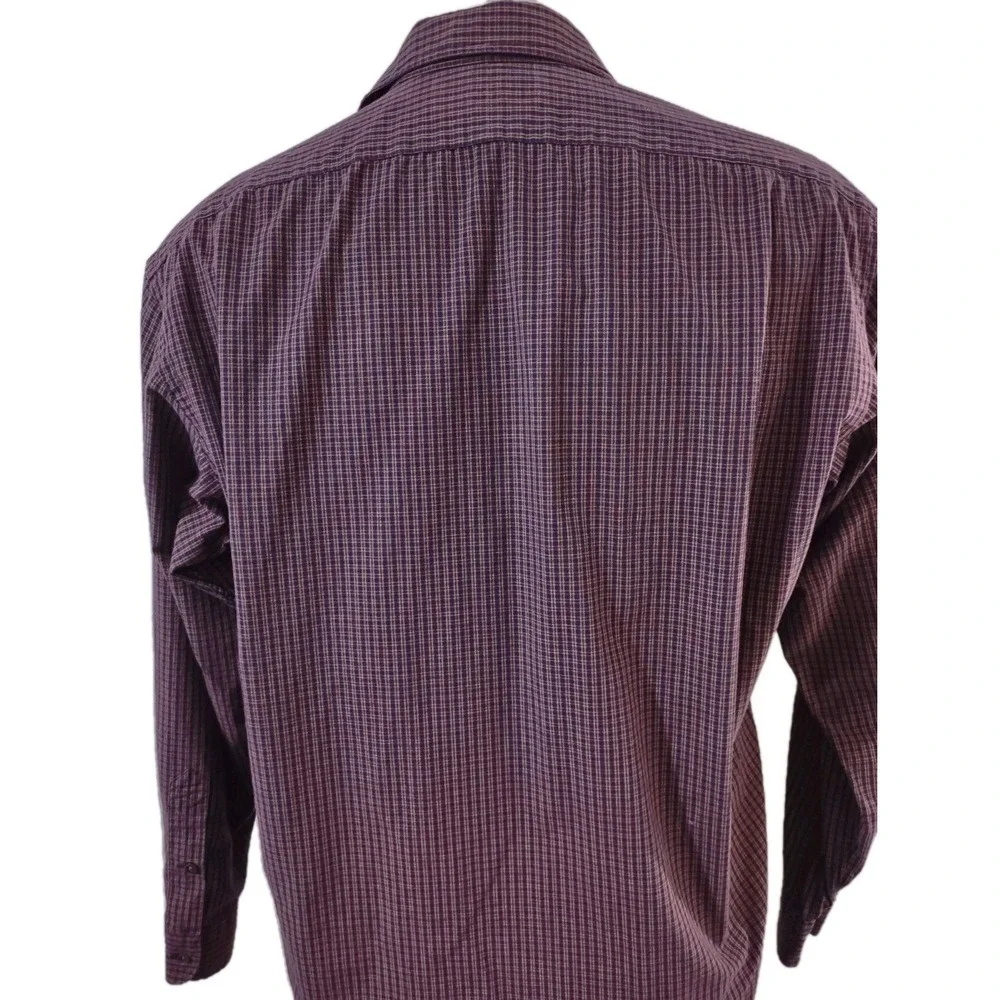 Polo Ralph Lauren Shirt L Mens Marlowe Plaid Multi Retro Streetwear Long Sleeve